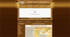 Desktop Screenshot of deerpathcabinspigeonforge.com